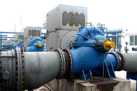 KPS系列单级双吸宝威体育（中国）官方网站在上海氯碱化工节能改造项目使用现场-(7)