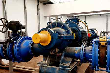 KPS系列单级双吸宝威体育（中国）官方网站在贺州信都供水项目使用现场