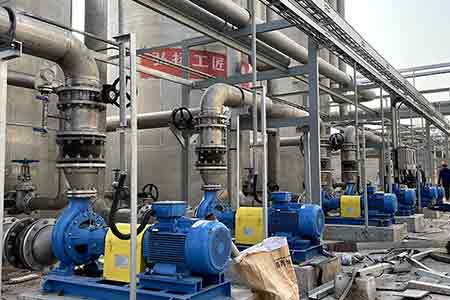 KCC系列化工宝威体育（中国）官方网站在广西金桂二期污水处理使用现场